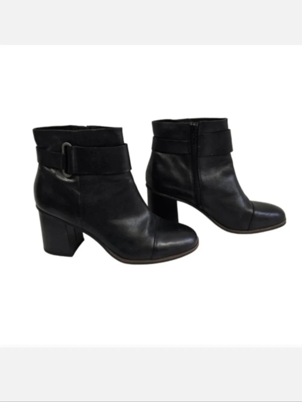 Kork-Ease DECOLA Leather Ankle Boots in Matte Black